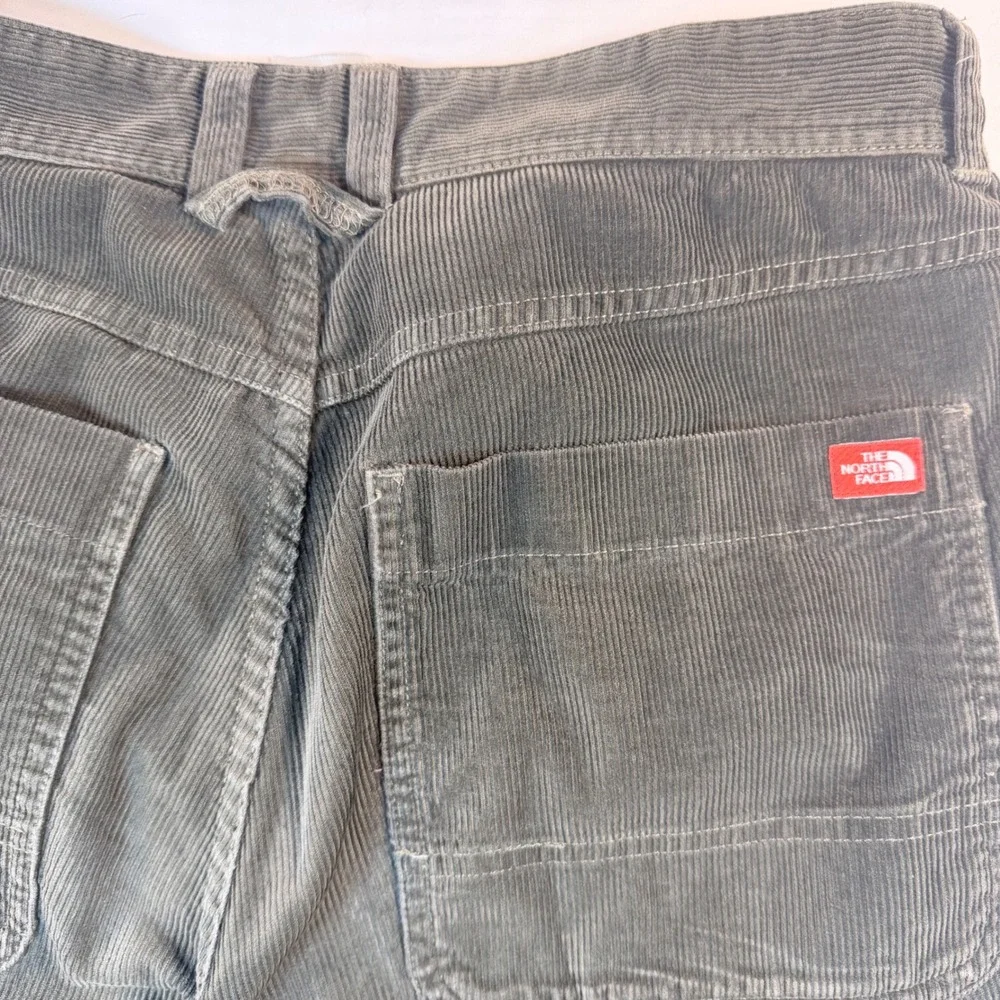 The North Face Corduroy Pants Mens 32 Olive Wide Leg‎ Skater Y2K Baggy Workwear